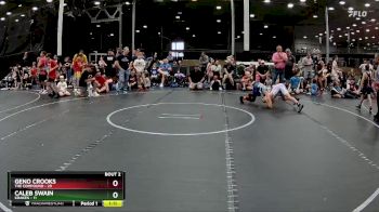 76 lbs Semis (4 Team) - Caleb Swain, Kraken vs Geno Crooks, The Compound