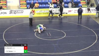 192 lbs Round Of 32 - Daniel Wyrich, Harbor Creek vs Nick Seese, Connellsville