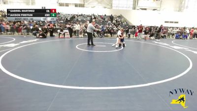 93 lbs Cons. Round 3 - Jaxson Firstiun, Alliance Saratoga Wrestling Club vs Gabriel Martinez, Club Not Listed