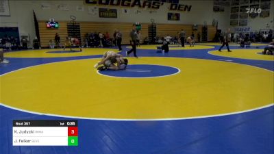 123 lbs Consi Of 16 #1 - Kannon Judycki, Immaculate Conception (IL) vs Jaxon Felker, Severance (CO)