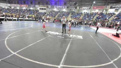 61 lbs Consolation - Cavin Gabel, Eaton vs Cash Burns, Montrose Wrestling Club