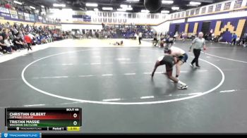 165 lbs Champ. Round 2 - Christian Gilbert, Carthage College vs Tristan Massie, Wisconsin-Eau Claire