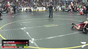 52 lbs Quarterfinal - Grayson LaGrow, Reed City Youth Wrestling vs Zeth Dykhouse, Lowell WC