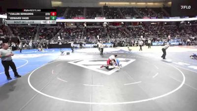 I-116 lbs Quarterfinal - Edward Vass, Valley Central vs Cullen Edwards, St. Francis