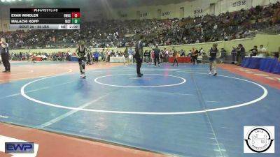 88 lbs Round Of 64 - Evan Windler, Owasso vs Malachi Kopp, Victory Christian JH