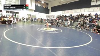 126 lbs Cons. Round 6 - James Fukuchi, Cerritos vs Gavin Kim, Sunny Hills