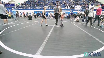 70 lbs Round Of 16 - Jett Manion, Cushing Tigers vs Jaxson Williams, Tecumseh Youth Wrestling