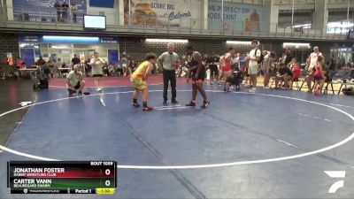 140+ Round 2 - Carter Vann, Beauregard Swarm vs Jonathan Foster, Rabbit Wrestling Club