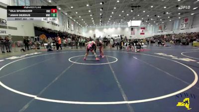 152 lbs Round 2 - Eila Spanbauer, Homer Wrestling Club vs Anahi DeJesus, WRCL Wrestling Club