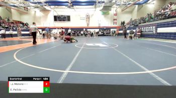215 lbs Quarterfinal - Jose Moreno, Morton Cicero vs Eliab Pallido, Evergreen Park