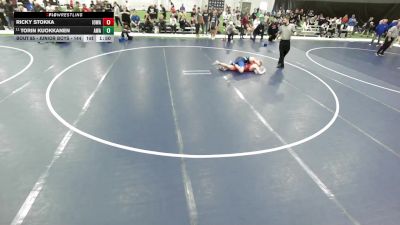 Junior Boys - 144 lbs Champ. Round 1 - Torin Kuokkanen, Askren Wrestling Academy vs Ricky Stokka, Iowa