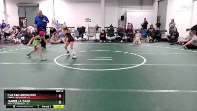 50 lbs Round 5 (6 Team) - Isabella Zaak, Misfits Strength vs Eva Encarnacion, Finger Lakes Elite