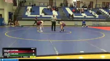 133 lbs Cons. Semi - Dylan Clifford, Chicago vs Kieler Carlson, Augsburg