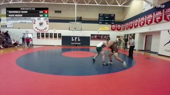 215 lbs 3rd Place Match - DeAngelo Gann, Lingle-Ft. Laramie/Southeast vs Nate Heser, Tongue River