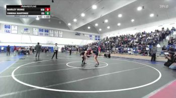 115 lbs Champ. Round 1 - Ximena Martinez, Orange vs Marley Muniz, Westminster