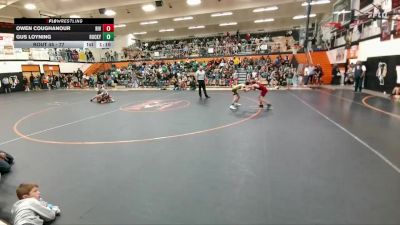 77 lbs Quarterfinal - Gus Loyning, Rocky Mountain Middle School vs Owen Coughanour, Riverton Middle School