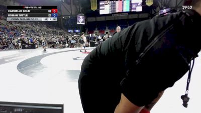 120 lbs Cons. Sub-rd Of 32 - Carmello Kolb, OH vs Roman Tuttle, KS