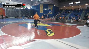 105 lbs 5th Place Match - Samantha Rodriguez, Canyon View vs Isabella Rogers, Neshaminy