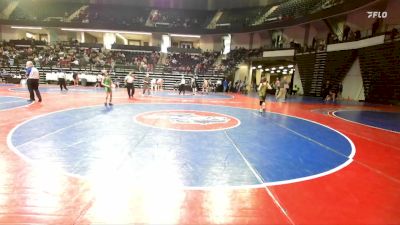 80 lbs Semifinal - Kramer King, Level Up Wrestling Center vs Micah Daniel, Rabbit Wrestling Club