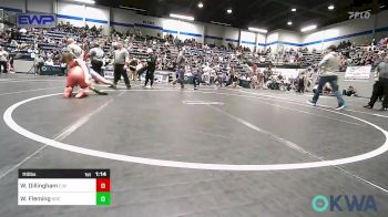 110 lbs Semifinal - Westin Dillingham, Elgin Wrestling vs Wesley Fleming, Norman Grappling Club