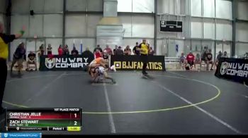 125 lbs Finals (2 Team) - Christian Jelle, Orange Team vs Zach Stewart, Blue Team