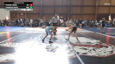95 lbs Rr Rnd 1 - Steven Abreu, Gps Wrestling vs Jameson White, Combat Athletics