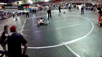 56 lbs Cons. Round 4 - Kallen Forsberg, Chadron Junior Wrestling Club vs Cassius Matthias, Nebraska Wrestling Academy