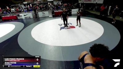 144 lbs Quarterfinal - Luis Ponce Francis, Kaitoa Wrestling Club vs Evan Payne, California