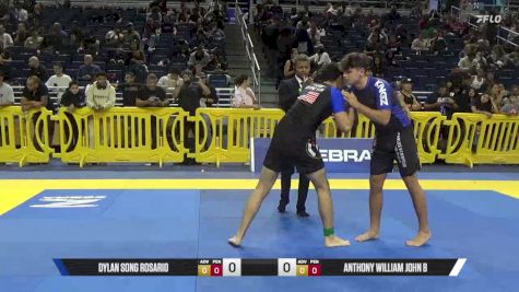 Anthony William John B vs Dylan Song Rosario 2025 Pan IBJJF Jiu-Jitsu No-Gi Championship