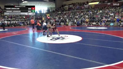 5A 165 lbs Quarterfinal - Kade Lewallen, Benton vs Jeremy Johnson, Greenwood