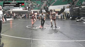 6A 165 lbs Quarterfinal - Lukas Beauregard, Hartselle vs Connor Howell, Gardendale Hs