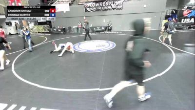 113 lbs Cons. Round 1 - Cameron Shirazi, Community Youth Center - Concord Campus Wrestling vs Cristian Bustos, Reedley High School Wrestling