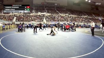 132-D4 1st Place Match - Connor Peterson, Page High School vs Deebo Vitale, Northwest Christian High School