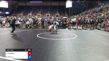 132 lbs Rnd Of 128 - Jesse Grajeda, California vs Braydnn Terry, Wyoming
