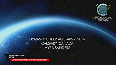 Dynasty Cheer Allstars - Noir [2026 L7 International Open Coed Non Tumbling Semis] 2026 The Cheerleading Worlds