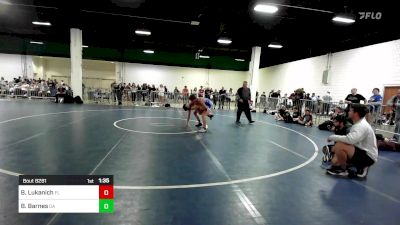 136 lbs Round Of 16 - Breckin Lukanich, FL vs Brayden Barnes, GA