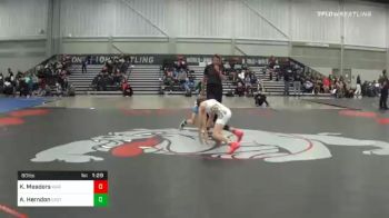 80 lbs Semifinal - Kingston Meadors, War Hammer vs Aiden Herndon, East Coast Bandits