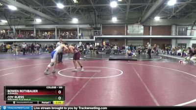 165 lbs Cons. Round 2 - Bowen Rothbauer, Augsburg vs Coy Ruess, Wisconsin-Platteville