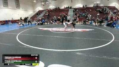 106 lbs Cons. Round 4 - Teegan Eldridge, Cheyenne East vs Tyson Schmelzle, Thunder Basin