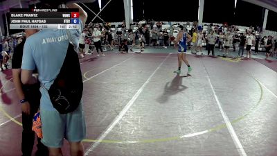 132 lbs Cons. Round 2 - Blake Frantz, Wadsworth Grizzly Wrestling Club vs John Paul Hatgas, Beat The Streets Cleveland