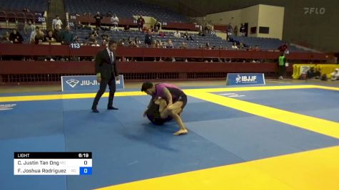 Christopher Justin Tan Ong vs Flavio Joshua Rodriguez Cuevas 2024 Pan IBJJF Jiu-Jitsu No-Gi Championship
