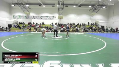 197 lbs Cons. Semi - Angel Cervantes, Bakersfield College vs Nelson Ramirez, Cerritos College