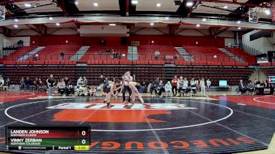 157 lbs Cons. Semi - Landen Johnson, Northern Illinois vs Vinny Zerban, Northern Colorado