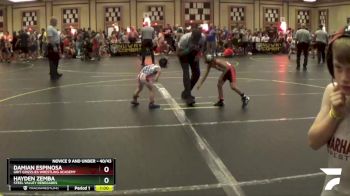 40/43 Round 2 - Hayden Zemba, Steel Valley Renegades vs Damian Espinosa, Grit Grizzlies Wrestling Academy