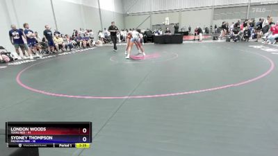 135 lbs Placement Matches (16 Team) - London Woods, Texas Red vs Sydney Thompson, Michigan Red