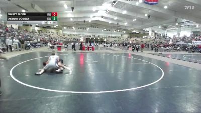215 lbs Semis & 1st Wb (8 Team) - Albert Dosela, Kirkwood High School vs Wyatt Elder, Page High School