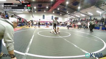 45 lbs Consi Of 4 - Walker Scheulen, Salina Wrestling Club vs Bo Revier, Morrison Takedown Club