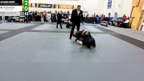Kaiden Kingrey vs Tristan Mackey 2026 PBJJF Pan American Jiu-Jitsu Championships