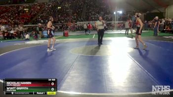 3A 106 lbs Champ. Round 1 - Wyatt Griffith, Fruitland vs Nicholas Hansen, South Fremont