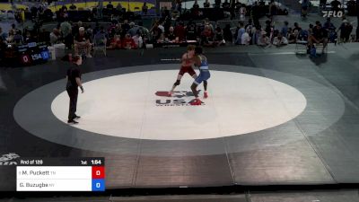 138 lbs Rnd Of 128 - Malachi Puckett, TN vs Great Buzugbe, NY